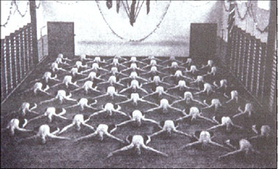 At the beginning of the 20th century, Niels Bukh found many followers. Movement series similar to the sun salutation where then performed all over India to strengthen the body