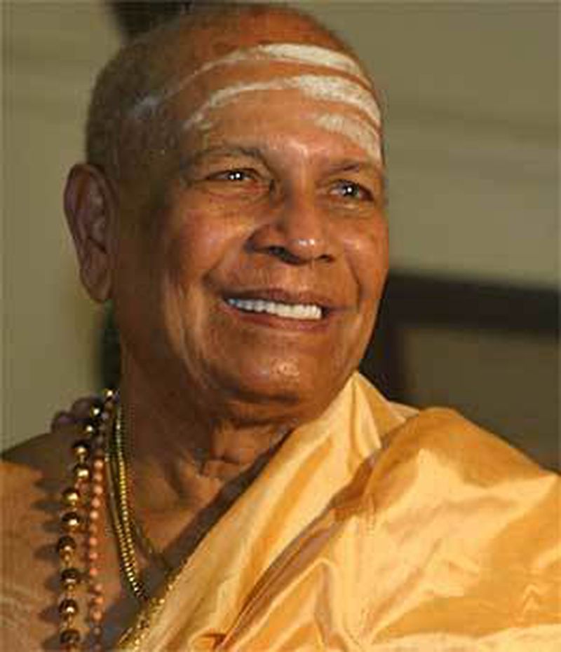 Pattabhi Jois Zum 90. Geburtstag Juli 2005 (Foto: David Swenson)