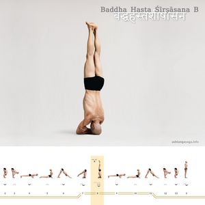 Baddha Hasta Shirshasana B