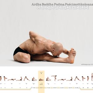 Ardha Baddha Padma Pashchimottanasana