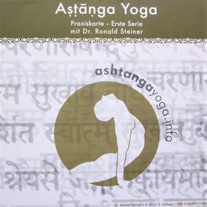 Ashtanga Yoga Practice card for the Primary Series - by Dr. Ronald Steiner