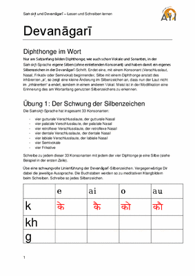 Diphthonge im Wort